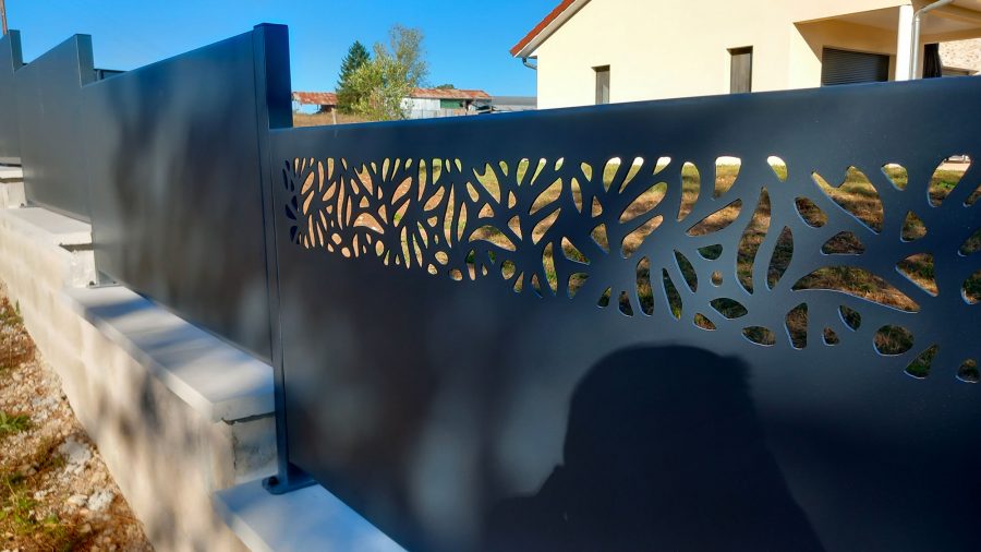 brise-vue installé à Rioz en haut-saône