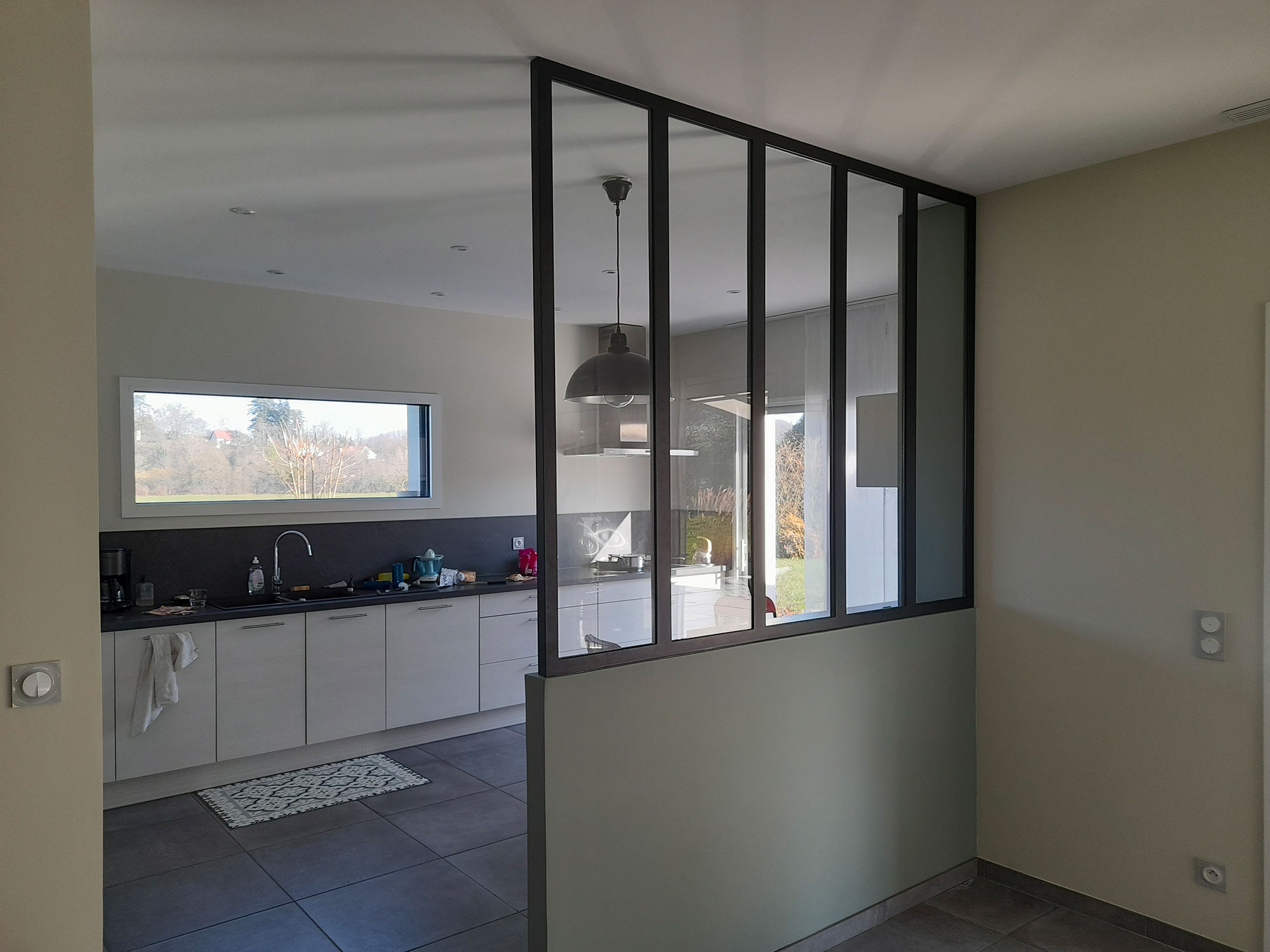 Verrière de séparation de cuisine : design et fonctionnalité à Thoraise
